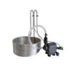 Wort Chiller พร้อม ฟรีปั๊มน้ำวน